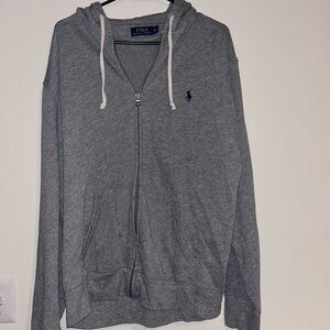 Ralph Lauren Gray Zip-Up Men's Sweater